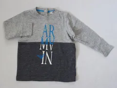 アルマーニジュニア armani junior アウトレット 子供服 男の子 12M 約 70cm ベビー服 長袖 Tシャツ ロンT グレー 春 秋 ★3 トップス ボーイズ 男児 キッズ ベビー 【中古】 ユーズド リサイクル こどものサムネイル