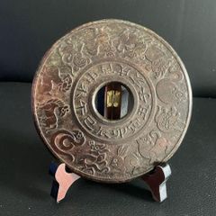 銅器 三足双獅頭香炉 蓮華蓋薫香炉 茶道薫香炉 装飾品 工芸品
