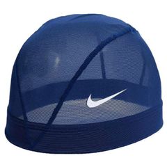 ナイキ(NIKE) ユニセックス メッシュスイムキャップ 水泳帽 907461-19 ノーコン／MNネイビー【メール便発送】(450279826)