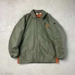 90年代 PUMA プーマ ナイロンジャケット 中綿入り リップストップ キルティングライナー メンズXL相当 
