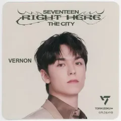 【中古】コースター バーノン オリジナルコースター 「SEVENTEEN [RIGHT HERE] THE CITY×鳥貴族」 来店・飲食特典