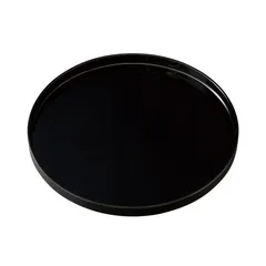 紀州塗り お盆 トレー 8寸 丸盆 切立 黒 茶盆 おしゃれ おぼん トレイ 和風 和モダン 飾り 日本製 国産