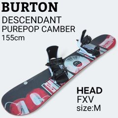 美品　スノーボード　BURTON DESCENDANT 158 美品スノーボードBURTON DESCENDANT 158