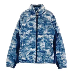 サイズ：L/G ADIDAS GOLF アディダスゴルフ  2WAY 中綿ジップジャケット 総柄 ネイビー系 [240101503883] ゴルフウェア レディース ストスト