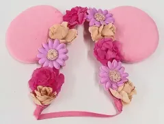 【中古】アクセサリー(非金属) ミニーマウス 花冠風ヘアバンドカチューシャ(ピンク) 「ディズニー」 東京ディズニーリゾート限定