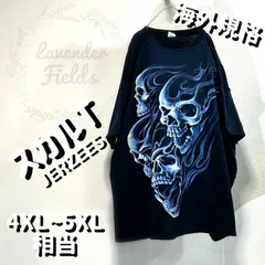 スカルTシャツB系タトゥー大4XLブラック黒アメリカ古着