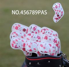 【新商品9枚セット】オシャレ桜さくらアイアンカバー マレット磁石タイプ白色