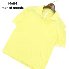 MofM man of moods マンオブムーズ 春夏 ポケット★ 半袖 鹿の子 ポロシャツ Sz.1　メンズ 黄色 日本製のサムネイル