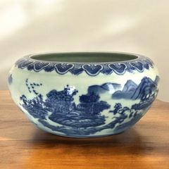 鉢　金魚鉢　ひょうたん龍　伊万里