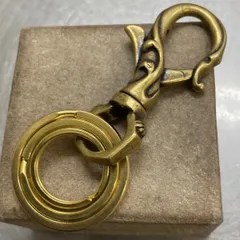 真鍮製カラビナ デザインキーフック ブラス