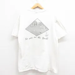 L/古着 ヘインズ 半袖 ビンテージ Tシャツ メンズ 00s 犬 コットン クルーネック 白 ホワイト 25aug23 中古