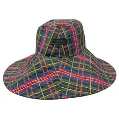 GANNI(ガニー) Logo Check Safari Hat ロゴ チェック サファリ ハット XS/S マルチカラーのサムネイル