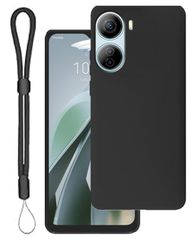 【人気商品】IV 5G ケース 耐衝撃 TPU素材【BAOLINTX】薄型 軽量 Libero 柔軟 指紋防止 擦り傷防止 レンズ保護 ZTE 着脱簡単 ZTE Libero 5G For IV 対応用 ケース（ブラック）
