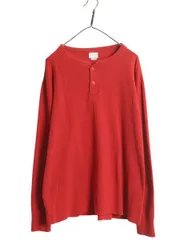【お得なクーポン配布中!】 80s USA製 エルエルビーン ヘンリーネック 長袖 Tシャツ メンズ L 古着 ヴィンテージ ロンT アンダーシャツ ロングスリーブ 2レイヤー 厚手
