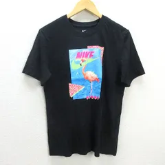 D■ナイキ/THE NIKE TEE フラミンゴプリント 半袖Tシャツ【M】黒/MENS/104【中古】