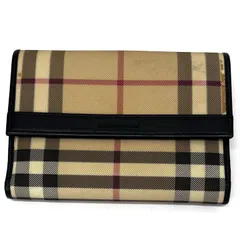 ◆BURBERRY◆バーバリー ノバチェック 折りたたみ財布 ジャンク