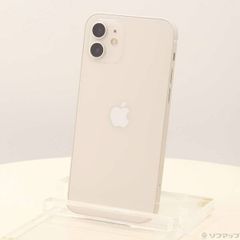 中古品〕 iPhone12 64GB ホワイト MGHP3J／A SIMフリー【305