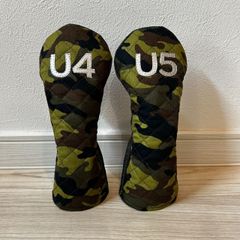 ゴルフヘッドカバー　ユーティリティ用2点セット　ハンドメイド
