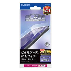 iPhone 15 Plus ガラスフィルム 反射防止 PM-A23BFLGGM