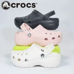 新品 Crocs クロックス レディース 厚底サンダル バヤバンド クロッグ レディース 可愛い 3色選択可能 送料無料