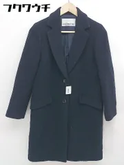 ■ NATURAL BEAUTY BASIC ナチュラルビューティーベーシック 長袖 チェスターコート サイズS ネイビー レディース 【中古】 【1104200003195】のサムネイル