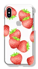 Galaxy S23 SC-51D SCG19 ケース カバー ギャラクシーS23 スマホケース ハードケース フルーツ 果物 いちご 桃 パイン おしゃれ 大人 可愛い おしゃれ 人気 クリア 透明 カラー03