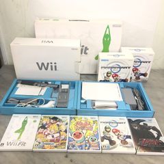 任天堂 Wii すぐ遊べるセット Wii本体 Wii fit Wiiハンドル