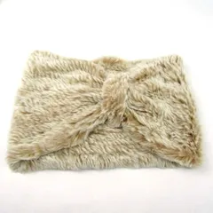 WAIT RESSE スヌード 未使用 ラビットファー ブランド パーティ 小物 レディース ベージュ stole