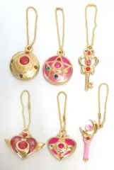 【中古】キーホルダー・マスコット(キャラクター) 全6種セット 「美少女戦士セーラームーン ダイキャストチャーム」