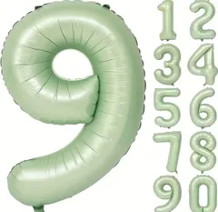 ナンバーバルーン　- 9 -　数字　風船　9風船　誕生日バルーン　イベントデコレーション　誕生日グッズ　デコレーションパーツ　可愛い風船　イベント装飾　記念日　サプライズデコレーション