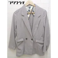 ◇ mysty woman ミスティウーマン 長袖 テーラード ジャケット サイズS グレー レディース 【中古】 【1103290008080】