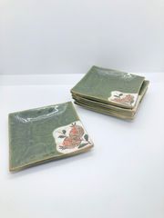 九谷焼 仙春 五角皿 2枚セット 黄色 - メルカリ