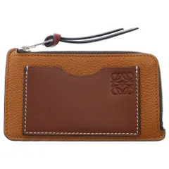 LOEWE (ロエベ) アナグラム コインカードホルダー カードケース ブラウン レザー 小銭入れ