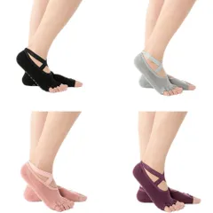 【在庫処分】(4color 4足セット/3足セット レディース スニーカーソックス ピラティス スポーツ 指なし) ヨガ ホット 滑り止め 靴下 ヨガソックス [Win.Deeper]