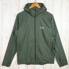 【Men's S グリーン系】 Mountain Hardwear ( マウンテンハードウェア ) コア エア シェル フーディ Kor Air Shell Hoody ナイロン OM3845 Men's ストレッチ  ウィンドシェル アウタ