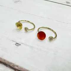 天然石　リング