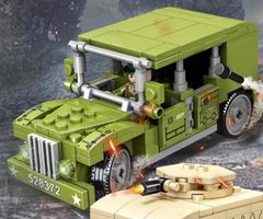 ブロック レゴ 互換 ミリタリー ミニフィグ【アメリカ軍用車両】セット01