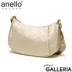 アネロ グランデ ショルダーバッグ レディース anello GRANDE 斜めがけバッグ 軽い 軽量 小さめ ブランド 撥水 ファスナー付き GTT0474Z アイボリー