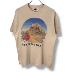【Special】 80s Grateful Dead European Tour T-Shirt Made in USA 【L】 80年代 グレイトフルデッド グレフル バンドTシャツ スカル スタンリーマウス アメリカ製 USA製 シングルステッチ