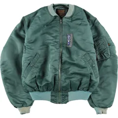 古着 民間品 アルファ ALPHA MA-1タイプ ミリタリー フライトジャケット USA製 メンズXXL相当/eaa508834