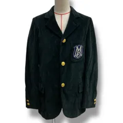 MADISONBLUE マディソンブルー S3B CORDUROY BLAZER コーデュロイブレザー エンブレム ジャケット ブレザー 金ボタン ワッペン ブラック 黒 サイズ00 レディース 秋 有明ガーデンrecollect店 11 No.499H