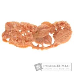桃珊瑚彫刻-牡丹 206KN