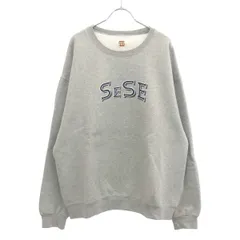 SEE SEE シーシー 24SS BOOTLEG CREW ロゴプリントスウェットトレーナー  グレー Lのサムネイル