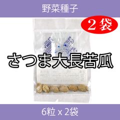 野菜種子 EAM さつま大長苦瓜 6粒 x 2袋