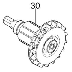 マキタ makita 100mm ディスクグラインダ GA418DRGX 用 ステータコンプリート 629C47-9 ジスク グラインダ 部品 修理  パーツ 研削 研磨 - メルカリ