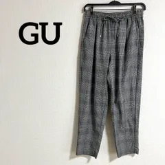 GU ジーユー　パンツ　ズボン　チェック　L シンプル　美品