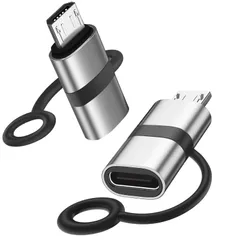 【数量限定】マイク ロus 変換 b USB タイプc 変換 Micro マイクロ usb to タイプc 変換 Type-C マイクロusb 変換アダプタ急速充電・データ転送対応 (2個入り)マイクロUSB変換アダプター Xperia、Galaxy、Nexu