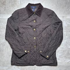 CHAPS  90s  キルティングジャケット  S size  ブラウン  茶色  ボタン  ダブルポケット  チャップス  古着