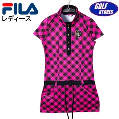 【美品】FILA GOLF★レディース ゴルフウェア ピンク 紫 ワンピース L