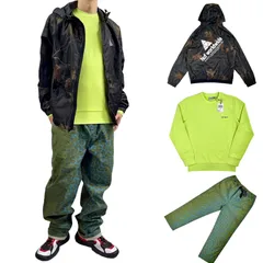 HUF ハフ リアル ツリー カモフラージュ 迷彩 バックプリント ロゴ メッシュ ジップアップ パーカー × carhartt カーハート wip ワンポイント刺繍 無地 スウェット ×  HUF ハフ ヒョウ柄 レオパード グラデ ストラップ ワークパンツ